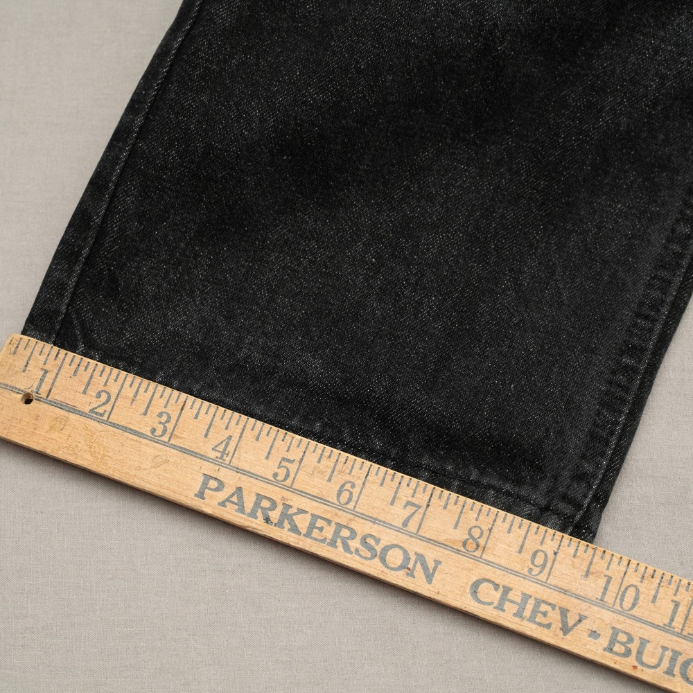 Vintage 80s 90s Dakota By 5 Brothers Black‎ Cotton Denim Jeans 40 x 31 USA Made - Picture 8 of 11